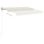 Manual retractable cream awning 400x350 cm by vidaXL, Awnings - Ref: Foro24-3068977, Price: 352,01 €, Discount: %