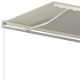 Manual retractable cream awning 400x350 cm by vidaXL, Awnings - Ref: Foro24-3068977, Price: 352,01 €, Discount: %