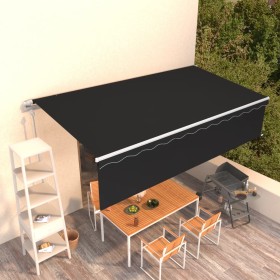 Retractable automatic awning with 6x3 m anthracite blind by vidaXL, Awnings - Ref: Foro24-3069369, Price: 569,99 €, Discount: %