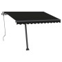 Retractable manual awning with anthracite LED 350x250 cm by vidaXL, Awnings - Ref: Foro24-3069724, Price: 510,11 €, Discount: %