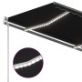 Retractable manual awning with anthracite LED 350x250 cm by vidaXL, Awnings - Ref: Foro24-3069724, Price: 504,28 €, Discount: %