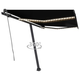 Toldo automático con LED y sensor de viento antracita 350x250cm de vidaXL, Toldos - Ref: Foro24-3069734, Precio: 611,99 €, De...