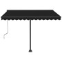 Automatic awning with LED lights and wind sensor anthracite 350x250cm by vidaXL, Awnings - Ref: Foro24-3069734, Price: 609,94...