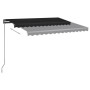 Toldo automático con LED y sensor de viento antracita 350x250cm de vidaXL, Toldos - Ref: Foro24-3069734, Precio: 592,23 €, De...