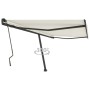 Cream manual retractable foot awning 400x300 cm by vidaXL, Awnings - Ref: Foro24-3069737, Price: 471,05 €, Discount: %