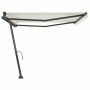 Cream manual retractable foot awning 400x300 cm by vidaXL, Awnings - Ref: Foro24-3069737, Price: 471,05 €, Discount: %