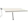 Cream manual retractable foot awning 400x300 cm by vidaXL, Awnings - Ref: Foro24-3069737, Price: 471,05 €, Discount: %