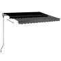 Toldo de pie automático gris antracita 350x250 cm de vidaXL, Toldos - Ref: Foro24-3069729, Precio: 471,22 €, Descuento: %