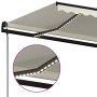 Automatic awning with LED and wind sensor cream 500x300 cm by vidaXL, Awnings - Ref: Foro24-3069152, Price: 581,66 €, Discoun...