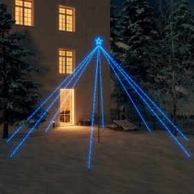 Indoor Christmas tree lights 800 blue LED 5 m by vidaXL, Christmas trees - Ref: Foro24-328753, Price: 91,99 €, Discount: %