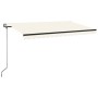 Toldo retráctil automático crema 450x350 cm de vidaXL, Toldos - Ref: Foro24-3069207, Precio: 503,47 €, Descuento: %