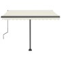 Cream automatic standing awning 350x250 cm by vidaXL, Awnings - Ref: Foro24-3069727, Price: 502,99 €, Discount: %