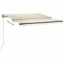 Cream automatic standing awning 350x250 cm by vidaXL, Awnings - Ref: Foro24-3069727, Price: 502,99 €, Discount: %