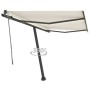 Automatic awning with LED lights and wind sensor cream 350x250 cm by vidaXL, Awnings - Ref: Foro24-3069732, Price: 621,55 €, ...