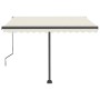 Toldo automático con LED y sensor de viento crema 350x250 cm de vidaXL, Toldos - Ref: Foro24-3069732, Precio: 621,99 €, Descu...