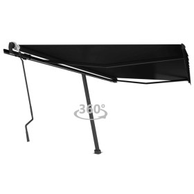 Manual retractable foot awning anthracite gray 400x300 cm by vidaXL, Awnings - Ref: Foro24-3069739, Price: 471,97 €, Discount: %