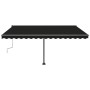 Manual retractable foot awning anthracite gray 400x300 cm by vidaXL, Awnings - Ref: Foro24-3069739, Price: 471,97 €, Discount: %