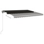 Manual retractable foot awning anthracite gray 400x300 cm by vidaXL, Awnings - Ref: Foro24-3069739, Price: 471,97 €, Discount: %