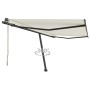 Toldo de pie automático crema 400x300 cm de vidaXL, Toldos - Ref: Foro24-3069747, Precio: 526,10 €, Descuento: %