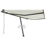 Toldo de pie automático crema 450x300 cm de vidaXL, Toldos - Ref: Foro24-3069767, Precio: 560,05 €, Descuento: %