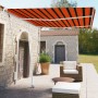 Orange and brown automatic standing awning 350x250 cm by vidaXL, Awnings - Ref: Foro24-3069530, Price: 453,82 €, Discount: %