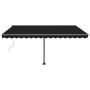 Toldo automático con LED y sensor de viento antracita 450x300cm de vidaXL, Toldos - Ref: Foro24-3069774, Precio: 632,41 €, De...