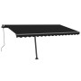 Toldo automático con LED y sensor de viento antracita 450x300cm de vidaXL, Toldos - Ref: Foro24-3069774, Precio: 623,16 €, De...