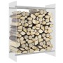 Transparent tempered glass log holder 80x35x100 cm by vidaXL, Accessories for bags and firewood holders - Ref: Foro24-327469,...