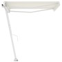 Cream automatic standing awning 350x250 cm by vidaXL, Awnings - Ref: Foro24-3069527, Price: 460,08 €, Discount: %