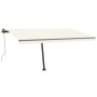 Automatic awning with LED wind sensor cream 400x300 cm by vidaXL, Awnings - Ref: Foro24-3069752, Price: 688,51 €, Discount: %