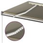 Automatic awning with LED wind sensor cream 400x300 cm by vidaXL, Awnings - Ref: Foro24-3069752, Price: 688,51 €, Discount: %