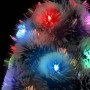 Christmas tree with white and blue fiber optic lights 120 cm by vidaXL, Christmas trees - Ref: Foro24-328455, Price: 66,15 €,...