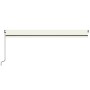 Cream automatic retractable awning 600x350 cm by vidaXL, Awnings - Ref: Foro24-3069247, Price: 763,99 €, Discount: %