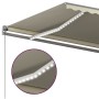 Toldo automático con LED y sensor de viento crema 500x300 cm de vidaXL, Toldos - Ref: Foro24-3069792, Precio: 728,06 €, Descu...