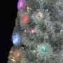 Árbol de Navidad artificial con LED blanco fibra óptica 240 cm de vidaXL, Arboles de navidad - Ref: Foro24-328453, Precio: 13...