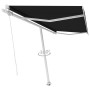 Retractable manual foot awning anthracite gray 400x300 cm by vidaXL, Awnings - Ref: Foro24-3069539, Price: 601,29 €, Discount: %