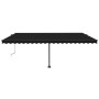 Toldo automático LED sensor de viento gris antracita 500x300 cm de vidaXL, Toldos - Ref: Foro24-3069794, Precio: 706,79 €, De...