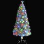 Artificial Christmas tree with white LED fiber optics 150 cm by vidaXL, Christmas trees - Ref: Foro24-328450, Price: 63,82 €,...