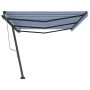 Toldo de pie automático azul y blanco 600x300 cm de vidaXL, Toldos - Ref: Foro24-3069806, Precio: 684,11 €, Descuento: %