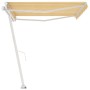 Toldo de pie manual retráctil amarillo y blanco 400x300 cm de vidaXL, Toldos - Ref: Foro24-3069538, Precio: 570,26 €, Descuen...