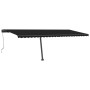 Toldo automático LED sensor de viento gris antracita 600x300 cm de vidaXL, Toldos - Ref: Foro24-3069814, Precio: 840,05 €, De...