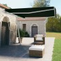 Toldo de pie automático gris antracita 400x350 cm de vidaXL, Toldos - Ref: Foro24-3069629, Precio: 612,99 €, Descuento: %