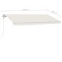 Toldo de pie automático crema 400x300 cm de vidaXL, Toldos - Ref: Foro24-3069547, Precio: 781,15 €, Descuento: %