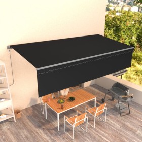 Toldo automático retráctil con persiana 6x3 m antracita de vidaXL, Toldos - Ref: Foro24-3069489, Precio: 637,08 €, Descuento: %