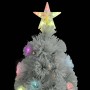 Árbol de Navidad artificial con LED blanco fibra óptica 210 cm de vidaXL, Arboles de navidad - Ref: Foro24-328452, Precio: 10...