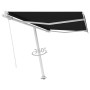 Toldo de pie manual retráctil gris antracita 350x250 cm de vidaXL, Toldos - Ref: Foro24-3069519, Precio: 491,78 €, Descuento: %