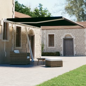 Toldo de pie retráctil manual gris antracita 450x300 cm de vidaXL, Toldos - Ref: Foro24-3069559, Precio: 492,99 €, Descuento: %