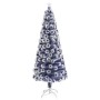 Künstlicher Weihnachtsbaum LED Glasfaser weiß blau 210 cm von vidaXL, Weihnachtsbäume - Ref: Foro24-328458, Preis: 138,99 €, ...