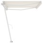 Cream manual retractable foot awning 450x300 cm by vidaXL, Awnings - Ref: Foro24-3069557, Price: 501,99 €, Discount: %