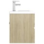 Sonoma oak chipboard sink cabinet by vidaXL, bathroom vanities - Ref: Foro24-3071624, Price: 170,27 €, Discount: %